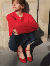 Talon Taille 35 - 34 - 33 - Babies Florita Red