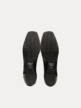 Black Ballet Flats In Italian Nappa leather For Women - Nabbi Black - Sole Detail