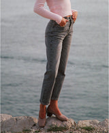 Pink Ballet Flats In Italian Nappa Leather For Women - Heel 5 cm - Perri Antico - Lifestyle Feet Close-up