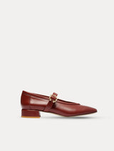 Chaussures italiennes femme - Babies Carolia Cherry