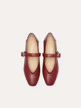 Chaussures italiennes femme - Babies Carolia Cherry