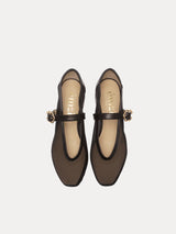 Chaussures italiennes femme - Babies Carolia Mesh Black