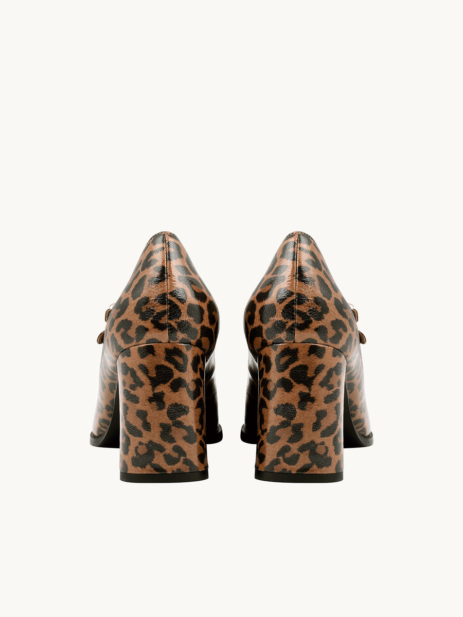 Chaussures Salomés babies Léopard | Rey Leopard | ÉMZI PARIS