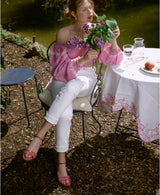 Sandales femme taille 35 - 34 - 33 - Sandales rose avec bride et petit talon | Kiki Berry | ÉMZI PARIS