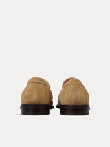 Brown Loafers In Italian Suede For Women - Lissa CC Dark Beige - Pack View Packshot