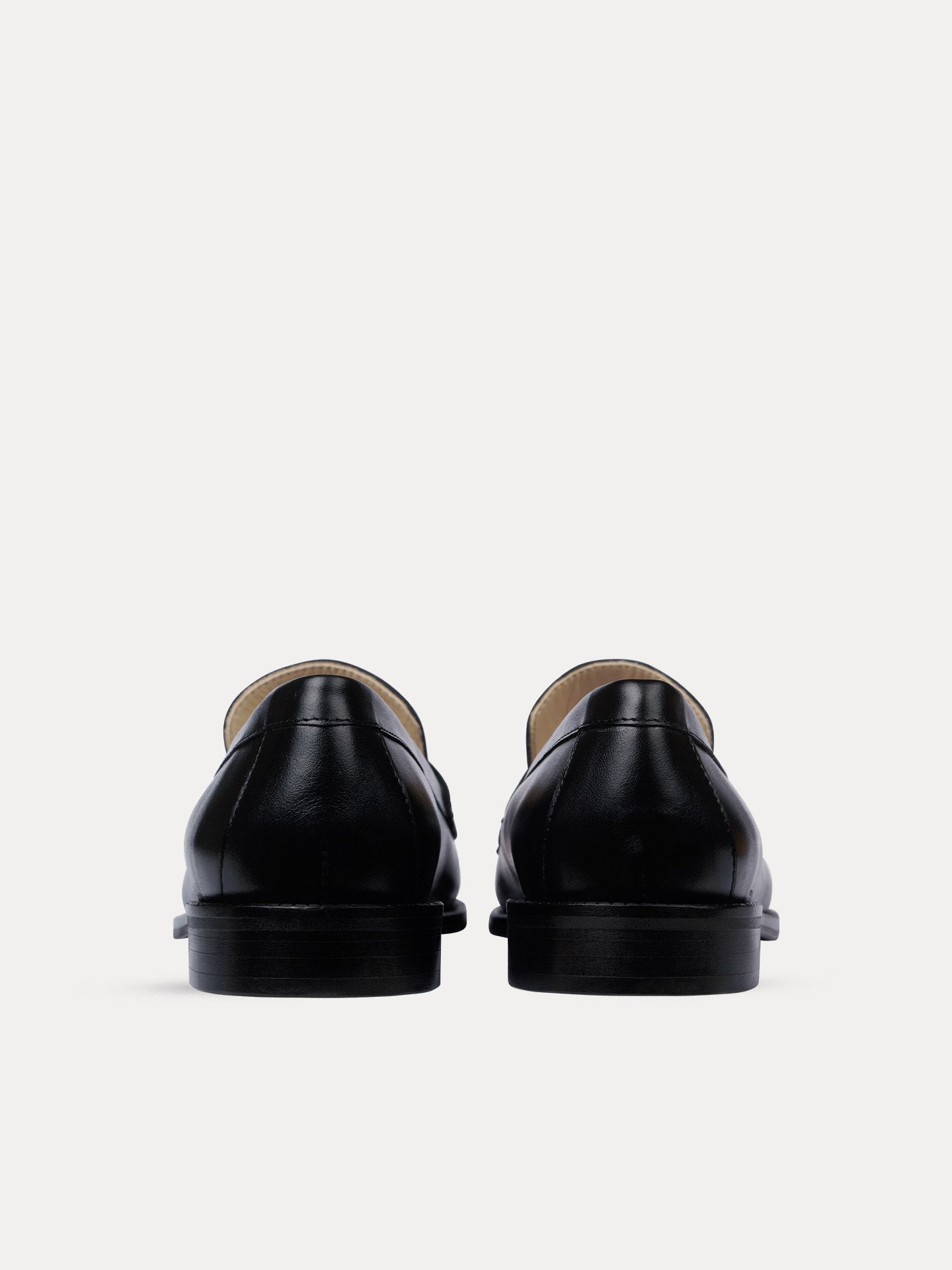 Black Loafers In Italian Smooth leather For Women - Lissa CC Calf Black - Pack View Packshot