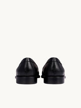 Mocassins Noirs Cuir Nappa Italien Femme - Talon 2.5 cm - Lissa Black - Packshot Arrière