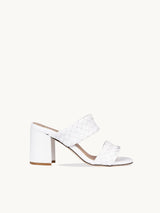 Sandales Femme Pointure 34 et 35 en Cuir - Sandales Tressées Nicci White