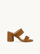 Sandales Femme Pointure 34 et 35 en Cuir - Sandales Tressées Nicci Camel